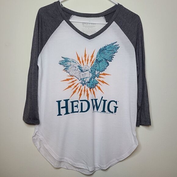 Harry Potter Hedwig Baseball Tee - Picture 3 of 5